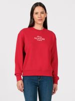 Polerón Con Logo Bordado Rojo Tommy Hilfiger