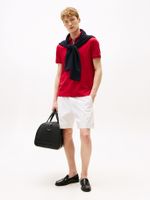Polo Interlock Con Cierre Rojo XLD Tommy Hilfiger