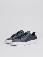 Zapatillas Acabado Granulado Tenis Azul Tommy Hilfiger