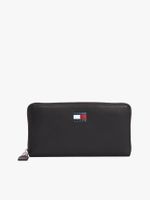 Billetera Essential Con Cremallera Negro Tommy Jeans