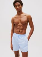 Traje De Baño Largo_Medio Logo Celeste Tommy Hilfiger