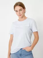 Polera Signature Celeste Tommy Hilfiger C1O