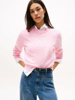 Sweater Con Logo Gráfico Rosado Tommy Hilfiger