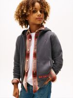 Polerón Hoodie Cierre Gris Tommy Hilfiger PT2