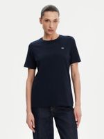 Polera Contrast Flag Logo Azul Tommy Hilfiger