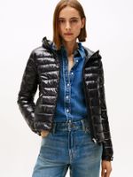 Parka Hoodie Acolchada Regular Fit Negro Tommy Hilfiger