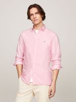 Camisa Oxford Heritage Regular Rosado Tommy Hilfiger