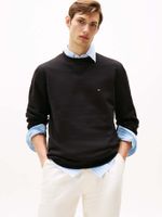 Polerón Essential Con Logo Negro Tommy Hilfiger