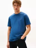 Polera Essential C-Cotton Regular Azul Tommy Hilfiger