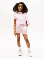 Short Con Logo Script Rosado Tommy Hilfiger