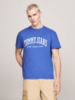 Polera Arc Varsity Logo Regular Fit Azul Tommy Hilfiger