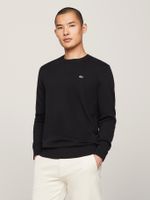 Sweater Essential Slim Fit Con Parche Negro Tommy Jeans