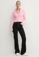 Jeans Sylvia Flare Fit Con Logo Gris Tommy Jeans