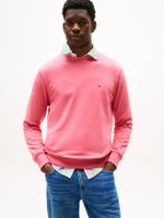 Polerón Solid  Cuello Redondo Rosado THU Tommy Hilfiger