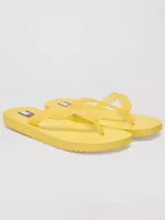 Sandalias Con Suela Dentada Y Logo Amarillo Tommy Jeans