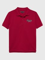 Polo Varsity Con Logo Gráfico Niño Rojo Tommy Hilfiger