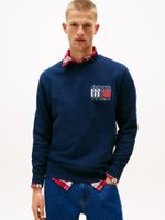 Polerón Regular Fit Con Logo Azul Tommy Jeans
