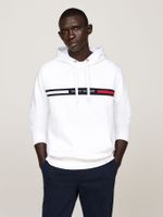 Polerón Hoodie Chest Logo Blanco YBR Tommy Hilfiger