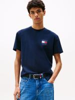 Polera Flag Graphic Backprint Azul C1G Tommy Jeans