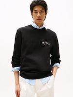 Polerón Stacked Con Logo Negro BDS Tommy Hilfiger