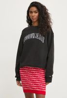 Polerón Relaxed Con Logo De Flores Negro Tommy Jeans