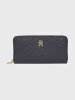 Billetera Monograma Azul Tommy Hilfiger