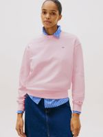 Polerón Contrast Flag Logo Rosado Tommy Hilfiger