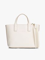 Tote Con Bandolera Textil Blanco Tommy Hilfiger