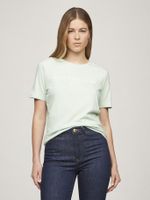 Polera Signature Con Logo Verde LZV Tommy Hilfiger