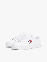 Zapatillas De Cuero New Logo Blanco Tommy Jeans