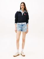 Short Denim Con Logo Azul Tommy Jeans