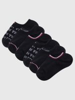 Pack 6 Calcetin Sport Print Logo Negro Tommy Hilfiger
