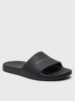 Sandalias De Piscina Con Logo Tj Negro Tommy Jeans