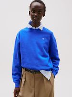 Polerón Contrast Flag Logo Azul Tommy Hilfiger