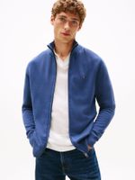 Sweater Essential Cotton - Cierre Azul Tommy Hilfiger