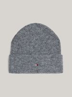 Beanie Essential Con Logo Gris Tommy Hilfiger