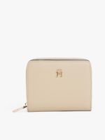 Billetera De Solapa Monogram Beige Tommy Hilfiger