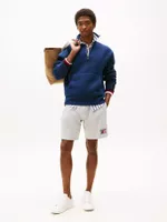 Short Con Logo Bordado Gris Tommy Hilfiger