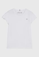 Polera Essential Con Vuelos Blanco Tommy Hilfiger
