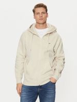 Polerón Hoodie Con Cierre De Cremallera Beige Tommy Jeans