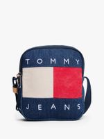 Bolso Denim Con Logo Azul Tommy Jeans