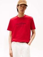 Polera Stack Graphic Logo Rojo Tommy Hilfiger