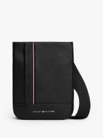 Bolso Reporter Central Con Logo Negro Tommy Hilfiger