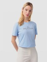 Polera Logo Gráfico Regular Celeste 0YD Tommy Hilfiger