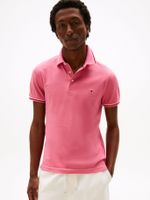 Polo Seasonal Ribeteado Slim  Rosado THW Tommy Hilfiger
