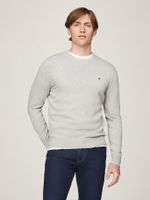 Sweater Básico Signature C-Neck Gris Tommy Hilfiger