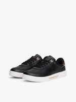 Zapatillas De Cuero Essential Chic Negro Tommy Hilfiger