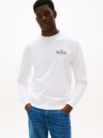 Polerón Stacked Con Logo Blanco YBR Tommy Hilfiger