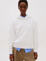 Polerón Hoodie Contrast Flag Logo Blanco Tommy Hilfiger