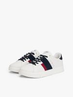 Zapatilla Supercup Textura Mixta Blanco Tommy Hilfiger